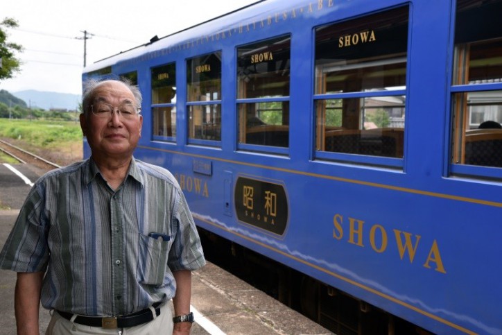 隼駅を守る会　西村昭二会長